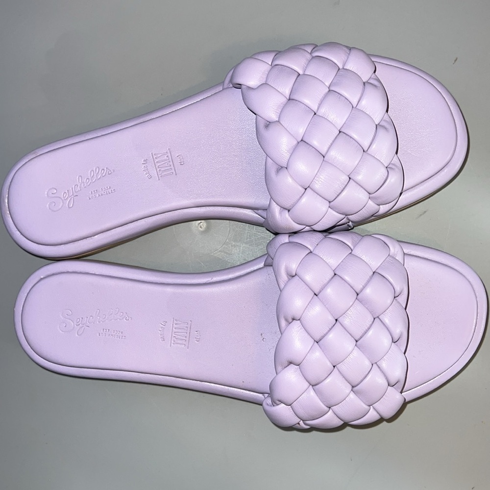Seychelles Women's Slide Sandal Lavender Purple Women’s Size 7.5 - Picture 4 of 5